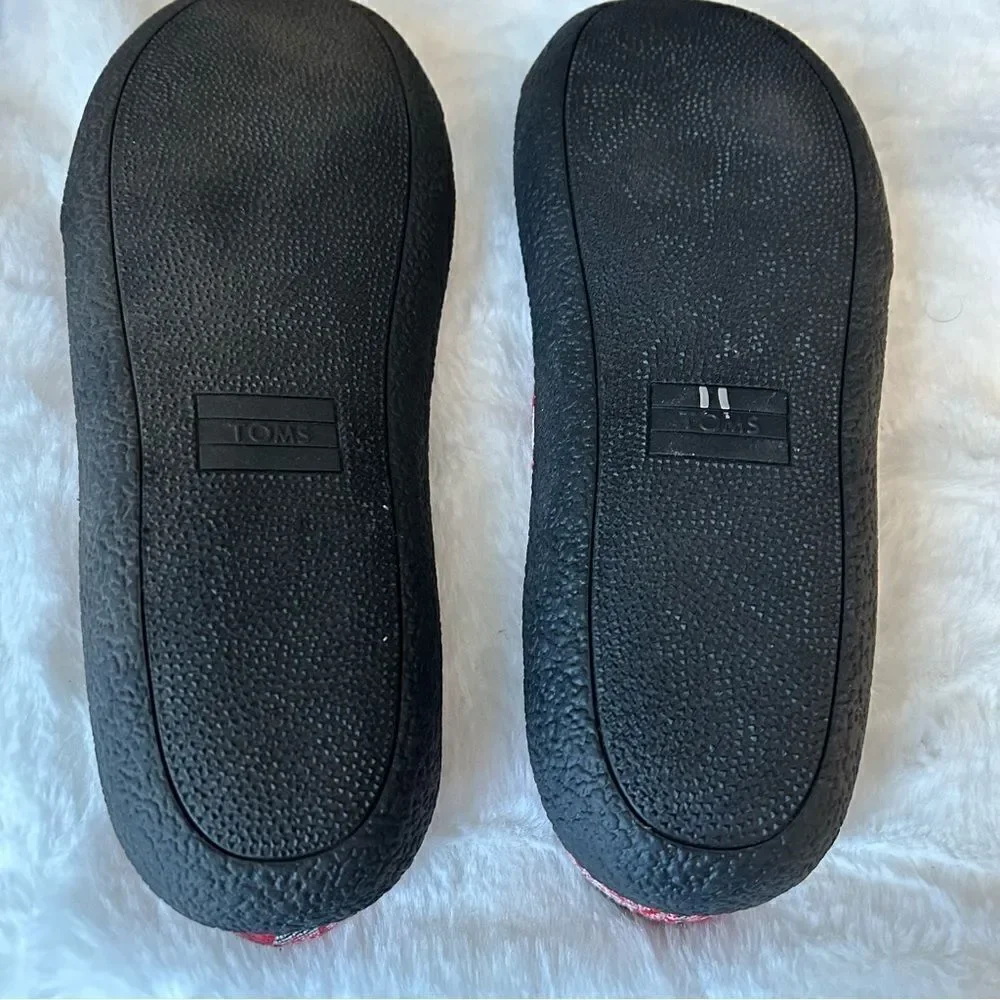 ‎Tom’s plaid men’s slippers size 11 NWOT